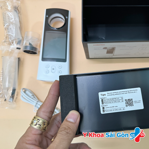 May do chuc nang ho hap contec