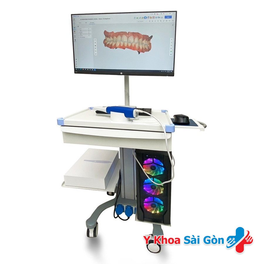 Xe Đẩy Máy Tính Y Tế