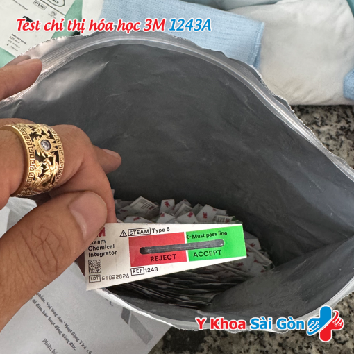 test chỉ thị tiệt trùng 3M 1243A